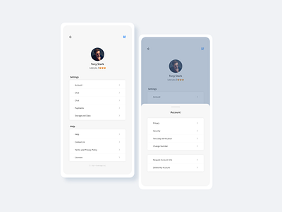 Settings - DailyUI 007