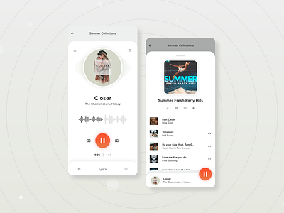 Music Player-DailyUI 009 app dailyui design ui uiux ux