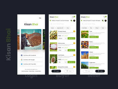 Kisan Bhai App Design