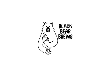 Black Bear Brews graphic graphicdesign logo logodesign