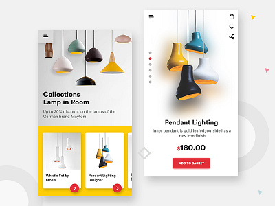 Lamp App app best cool design minimal ui ux