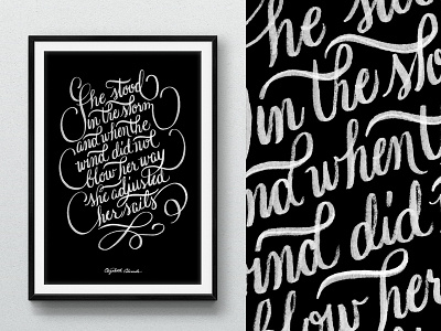 Sails calligraphy hand lettering lettering poster quote sails typography