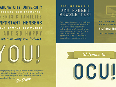 Welcome community invitation newsletter typography