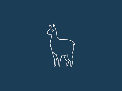 Llama animal doodle illustration llama vector