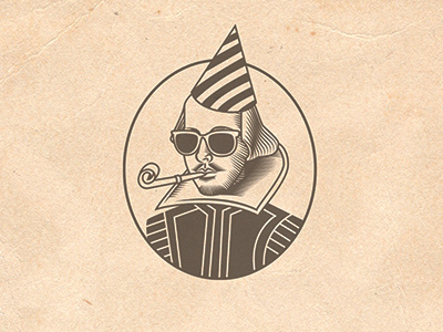 Thou Art Invited birthday graphic illustration invitation party shakespeare