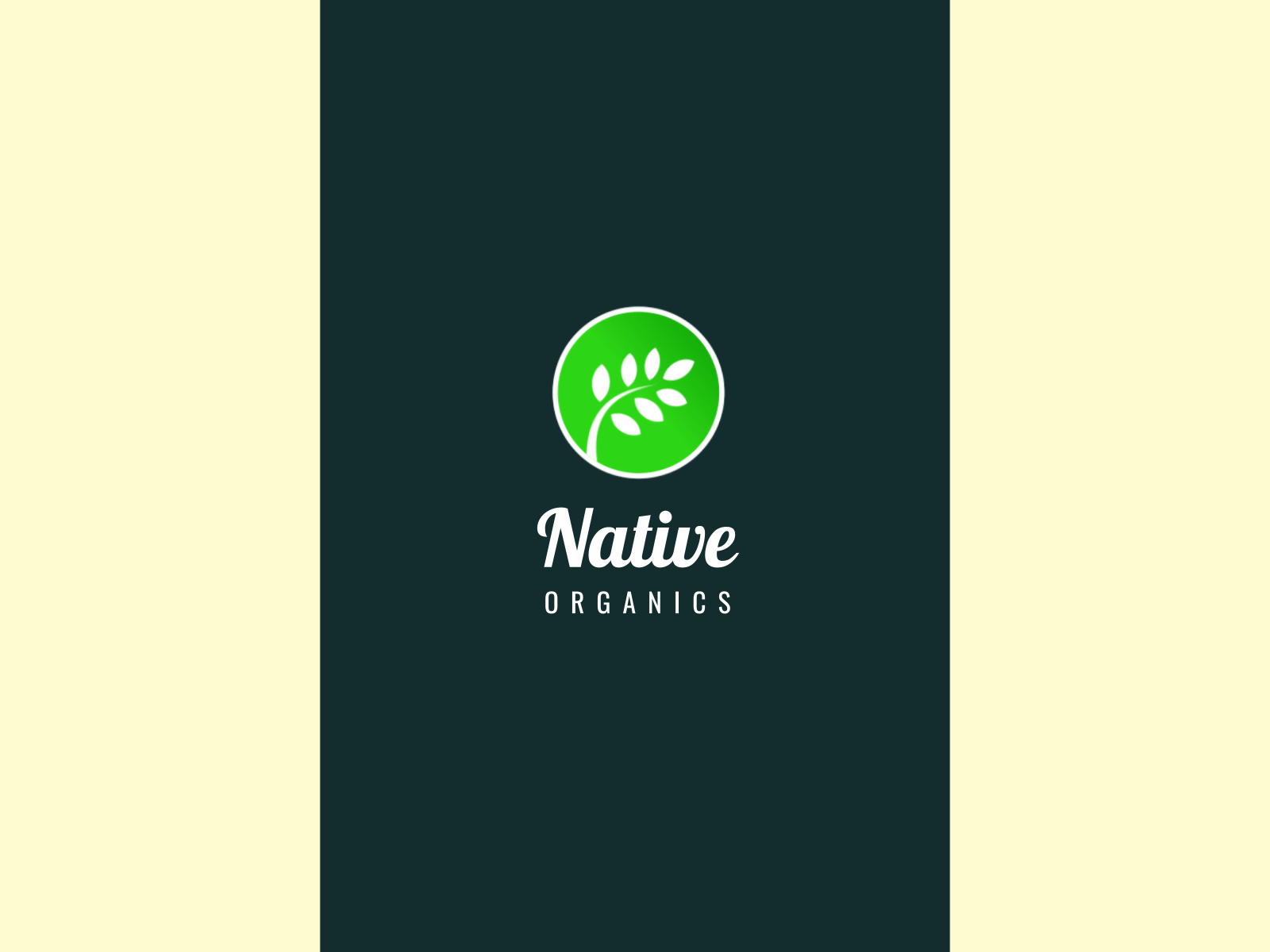 Organic Products Landing Concept 🌿