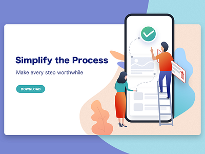 Simplify the Process - Guide Page guide page 插图 草图 设计