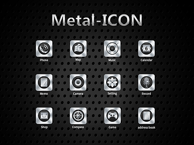Metal Icon metal icon