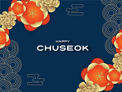Happy Chuseok 2022 asian style design happy chuseok illustration korea