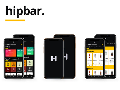 Hipbar Redesign app app concept application concept delivery design experience interaction interaction design interface ios mobile ui ux website wine app