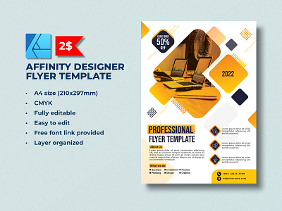 Professional Business Flyer Template affinity designer affinity designer template business flyer buy flyer template corporate flyer template creative flyer flyer design flyer template graphic design graphic design flyer graphic design template graphic resources modern flyer template premium flyer print ready flyer template professional flyer yellow flyer