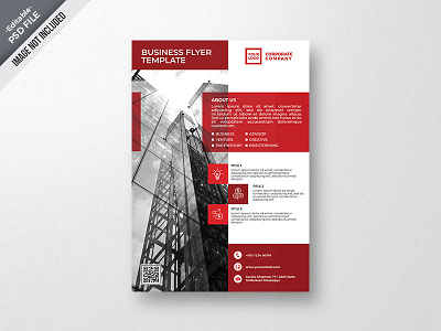 Psd Flyer Template 04 business flyer corporate flyer download template flyer template free template graphic design photoshop template professional flyer