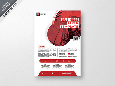 Psd Flyer Template 05 business flyer corporate flyer download template flyer template free template graphic design photoshop template professional flyer