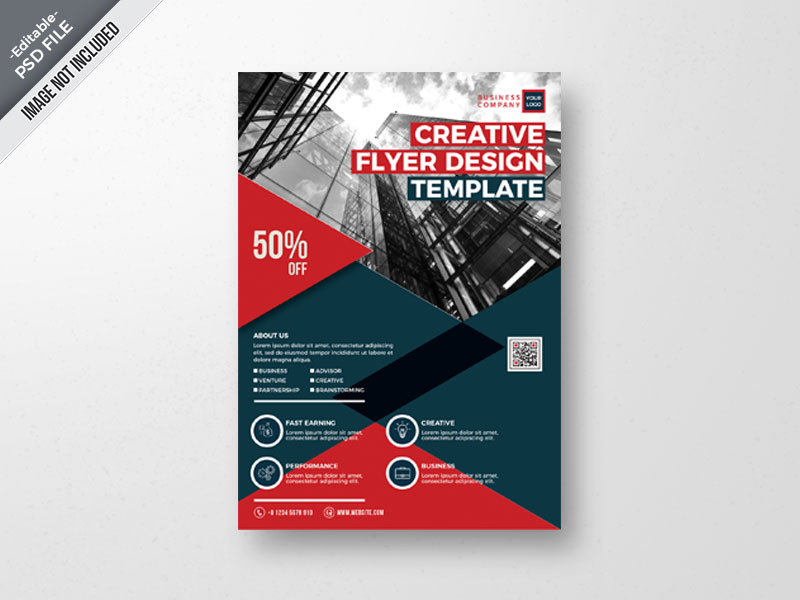 Psd Flyer Template 40 by hasaka on Dribbble