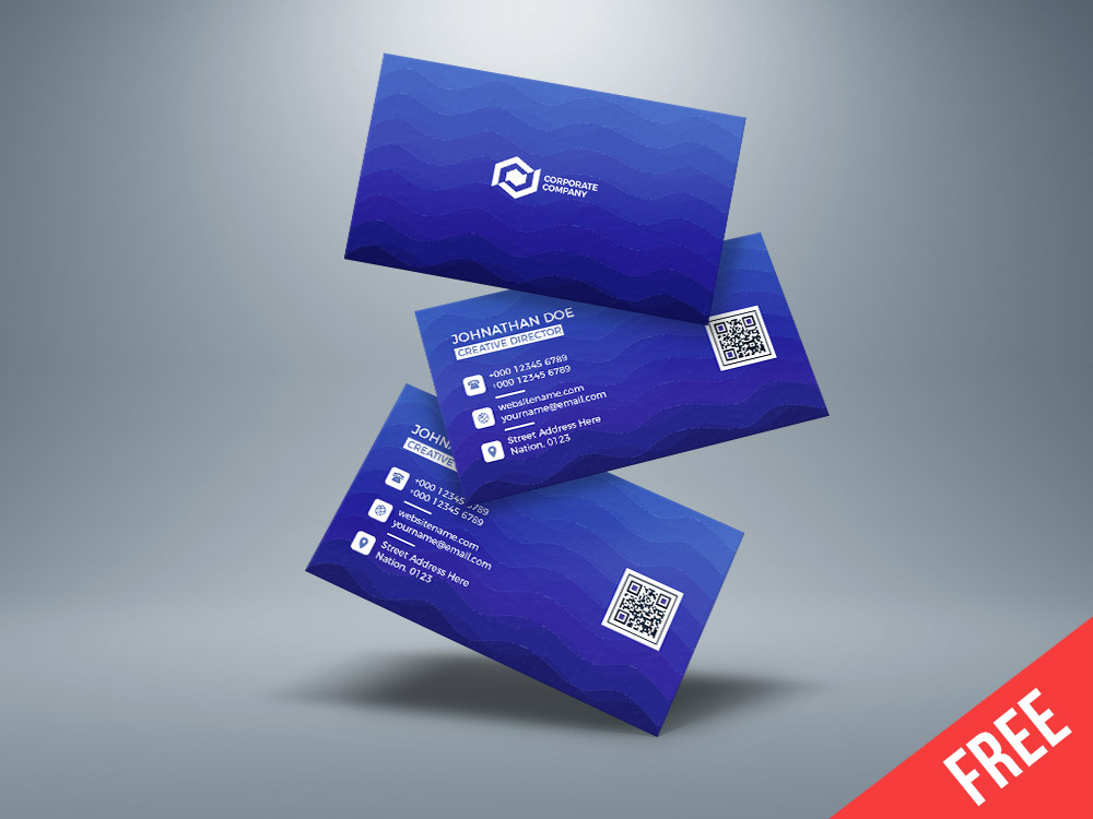 Free Business Card Template Download (Ai) by hasaka on Dribbble