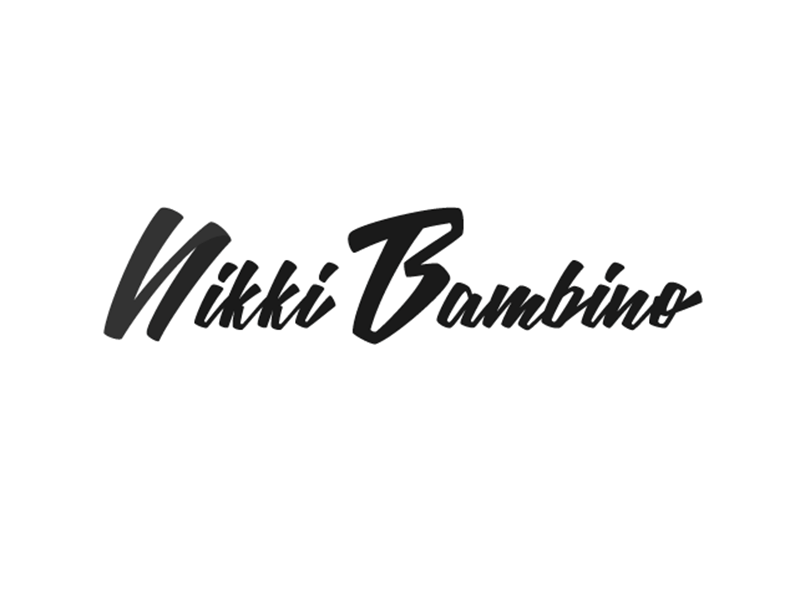 Nikkibambino design gif graphic design lettering logo process