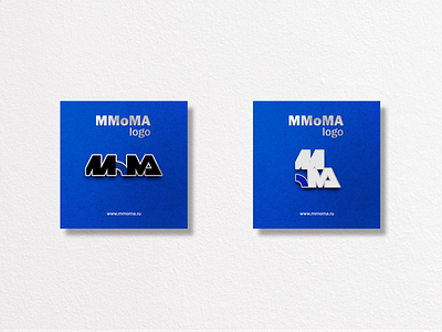 MMoMA logo pins