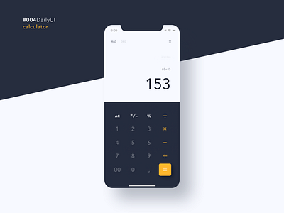 #004DailyUI Calculator app calculator checkout daily 100 challenge daily ui dailyui design flat minimal mobile ui ux
