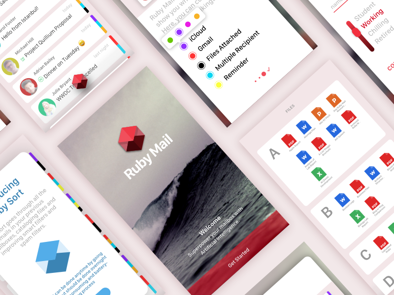 Ruby Mail by Dhruv Vikram Krishna on Dribbble