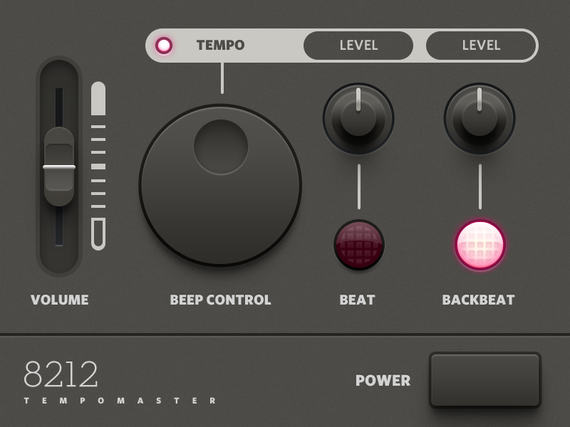 Tempomaster Audio Plugin UI By Drew Yeaton On Dribbble