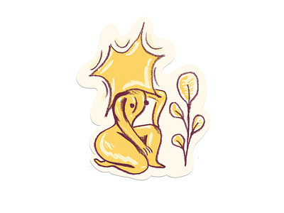 The Sun character character deisgn illustration mythic plant sun symbol