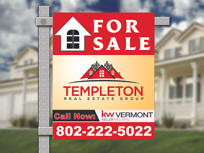 Real Estate sign design