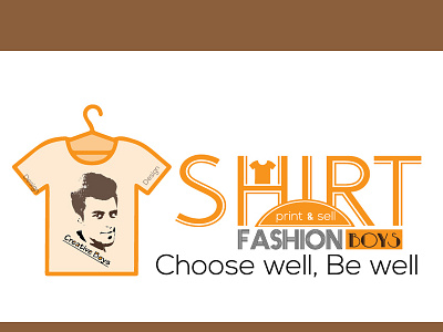 T Shirt Fashion Boys Logo Design_Parvez Raton app awesome design branding fashion flat icon illustration logo t logo tshirt art tshirt design typography ui vector web