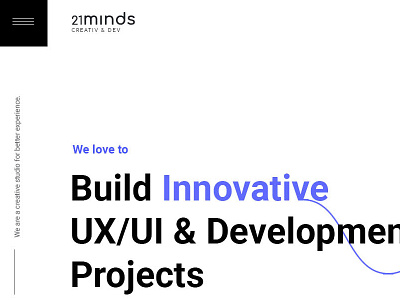 21 Minds creative agency branding design development ux ui web design
