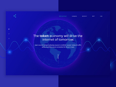 Project concept bitcoin blockchain cryptocurrency landing page ui ux