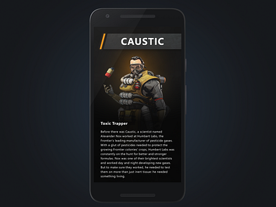 Apex Legends mobile concept apex apex legends app battle battle royale character design fps game legends mobile royale screen ui