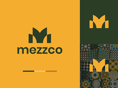 Mezzco | Brand Identity Concept brand identity ceramic geometric logo logo concept logo design minimal
