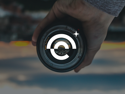 Camera Lens Logo concept