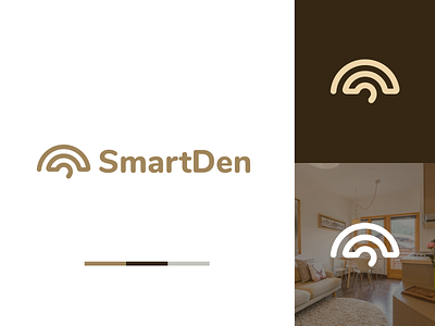 SmartDen | Logo Concept brand brand and identity brand identity branding home automation logo logo design minimal minimalist negative space simple