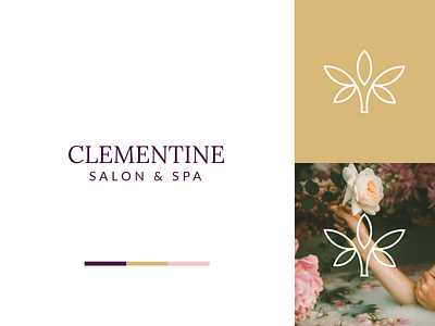 Clementine | Brand Identity brand brand and identity brand design brand identity branding branding concept branding design logo minimal premium salon salon logo spa spa logo