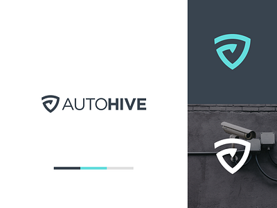 AutoHive | Home Security Logo brand brand and identity brand identity branding branding concept branding design home logo logo concept logo design logo designer security security logo