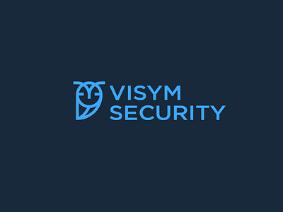 VISYM | Security Agency Logo brand and identity brand identity brand identity design brand identity designer branding concept branding design logo logo concept logo design minimal logo owl owl logo security logo