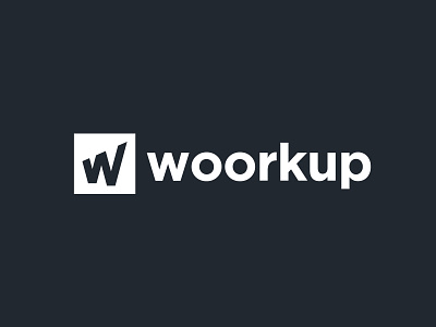 Woorkup | Marketing Blog Logo blog brand and identity brand identity branding concept concept logo logo concept logo design marketing minimal negative space