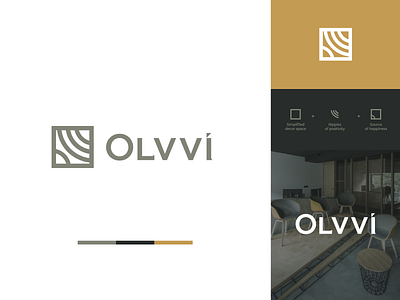 Olvvi | Interior Decor Brand Identity brand identity branding interior designer interiors lifestyle logo logo design minimal
