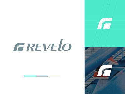 Revelo | Health Startup Brand Identity brand and identity brand identity grid layout grid logo grid system healthcare logo logo design startup startup logo