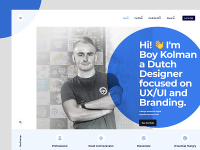 Boy Kolman Portfolio branding design fresh identity portfolio ux