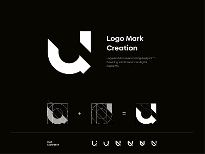 Mark Creation art art direction brand branding clean design drawing firm flat graphic design illustrator logo logo design logo mark logo type minimal modern monogram simple vector