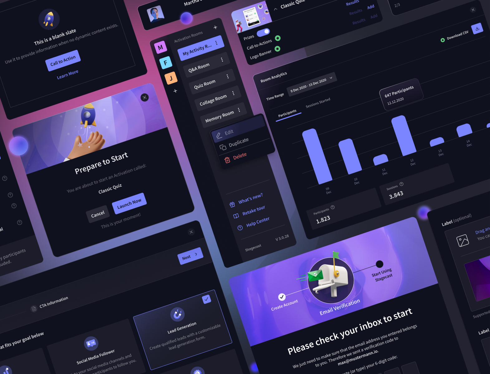 Stagecast - Platform Components by Robin Bug on Dribbble
