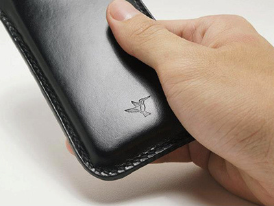 iPhone leather sleeve