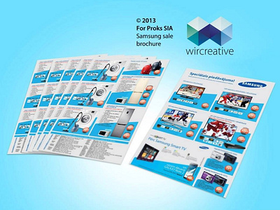 Samsung commercial leaflet. 2013