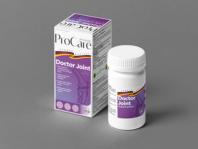 Health supplements packaging design ProCare by SojiLabs branding design package design
