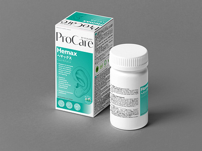 Health supplements packaging design ProCare by SojiLabs