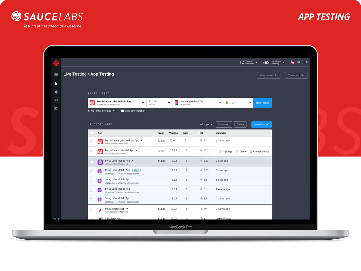 Sauce Labs designs, themes, templates and downloadable graphic elements
