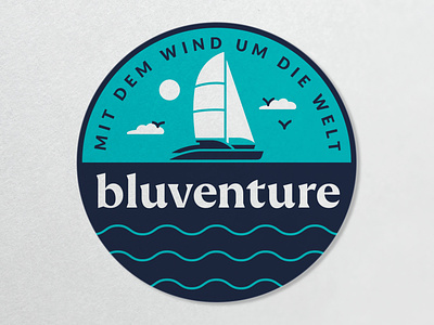Badge design for blu-venture.de