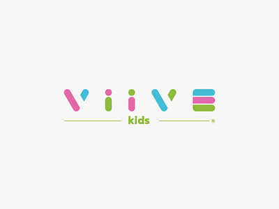 Identificador Viive kids branding design factory fashion brand kids logo logotipo marca moda printing spain typography