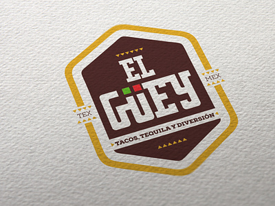 Propuesta El Guey branding logotipo marca restaurant typography